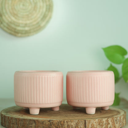 Pot With Legs 4" Ceramic Pot