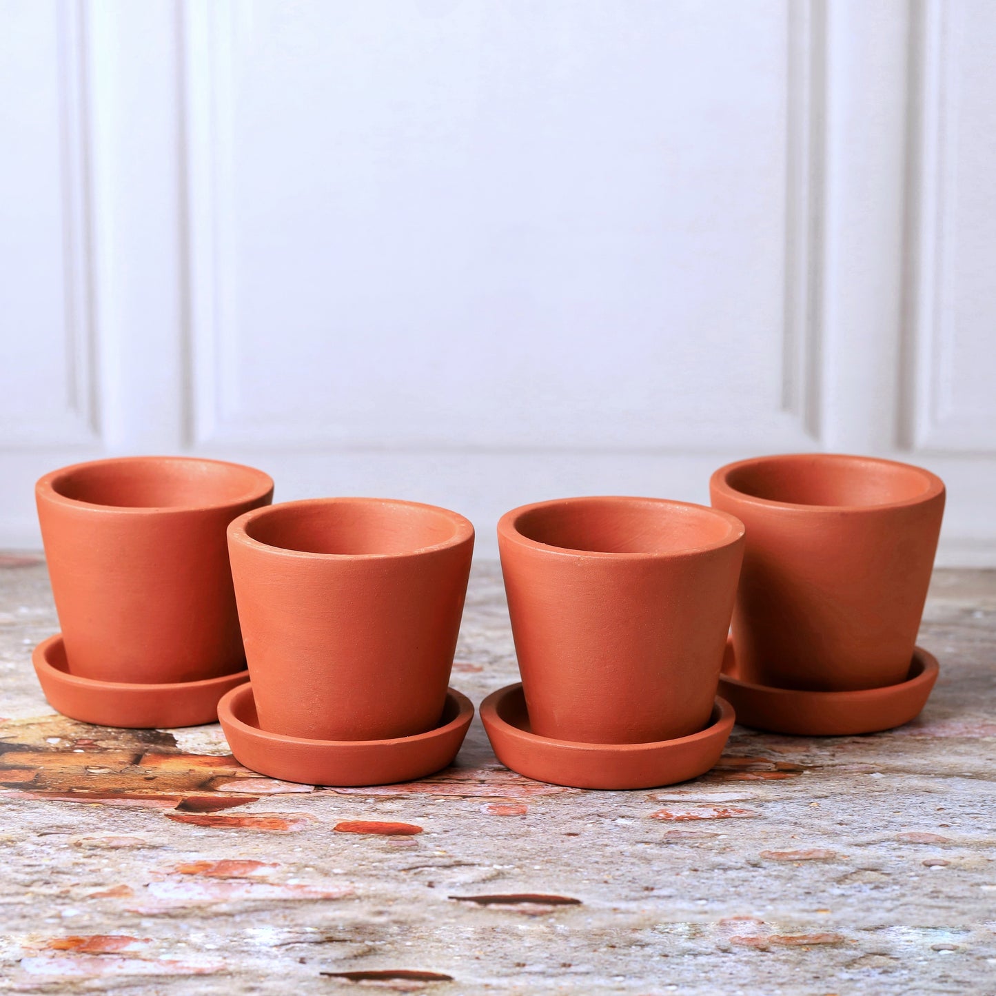 Cone Terracotta Planters (Set of 4)