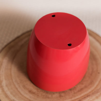 Colorful Rubber Pot 5" (Red)