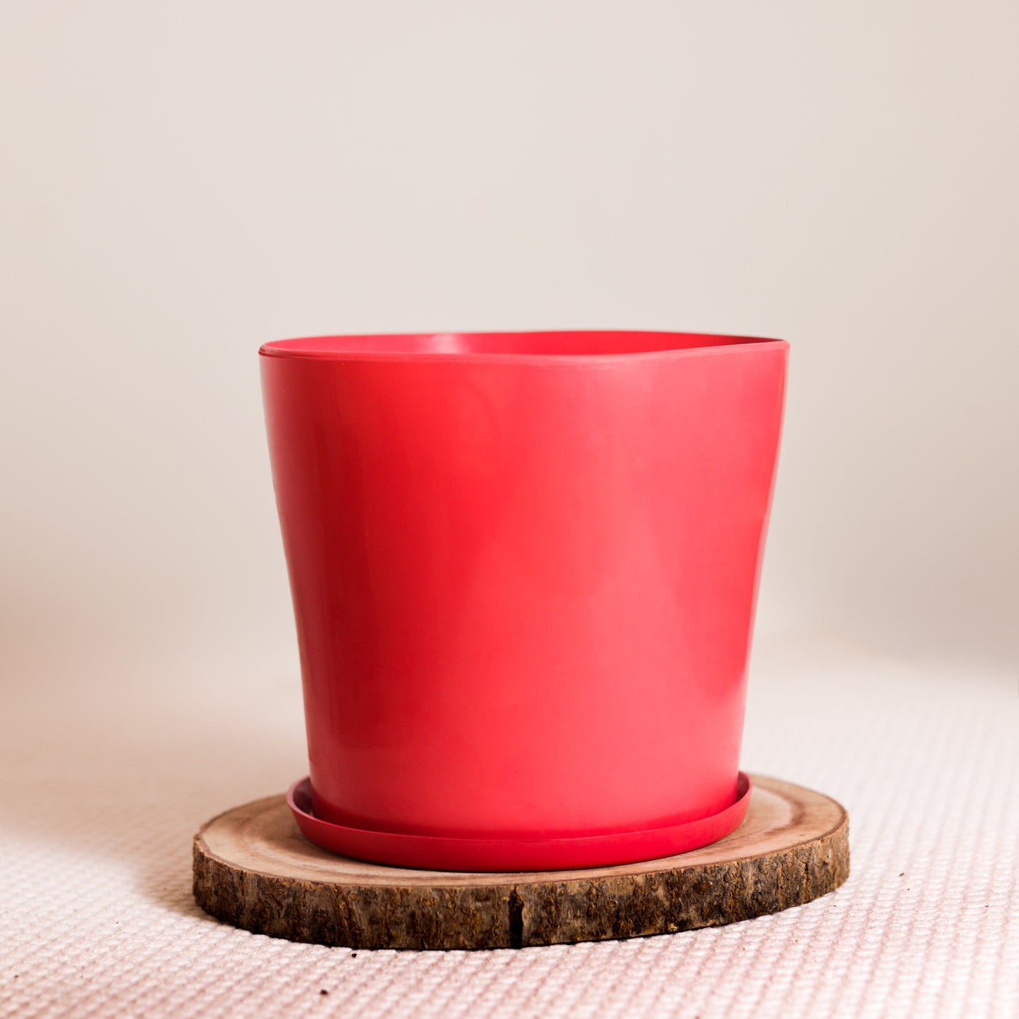 Colorful Rubber Pot 8" (Red)