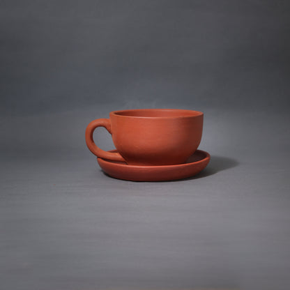 Cup Saucer Terracotta Planter (Set of 2)